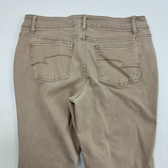 Time and Tru Bootcut Women's size 16P Beige Tan Denim Jeans - Picture 4 of 4